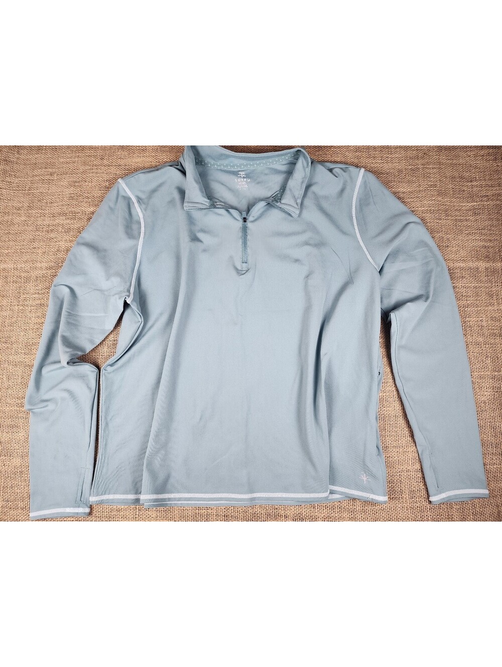 Soybu Women’s XXL Quarter Zip Athletic Running Yoga Hiking Workout Top